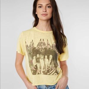 Vinyl Icons Def Leopard Skimmer T-Shirt